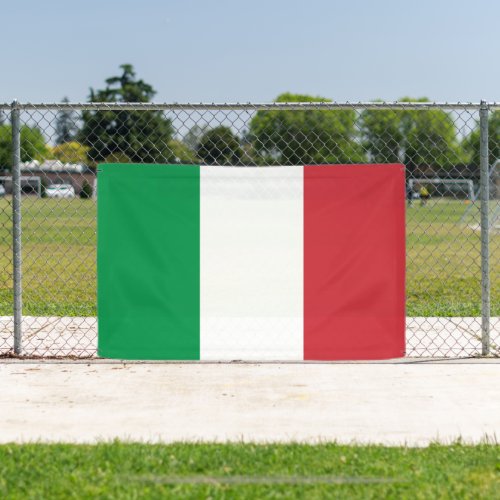 Italian flag of Italy custom banner sign