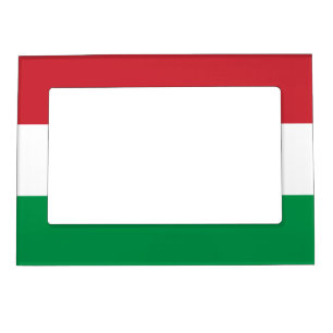 Italian flag of Italy custom magnetic photo frame