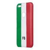 Italian flag of Italy custom monogram Uncommon Google Pixel Case (Back/Left)