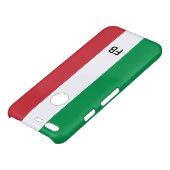 Italian flag of Italy custom monogram Uncommon Google Pixel Case (Top)