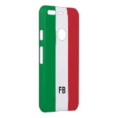 Italian flag of Italy custom monogram Uncommon Google Pixel Case (Back/Right)