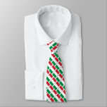 Italian Flag Of Italy Custom Pattern Neck Tie at Zazzle