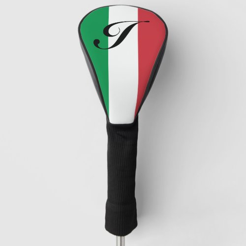 Italian flag of Italy golf driver cover socks