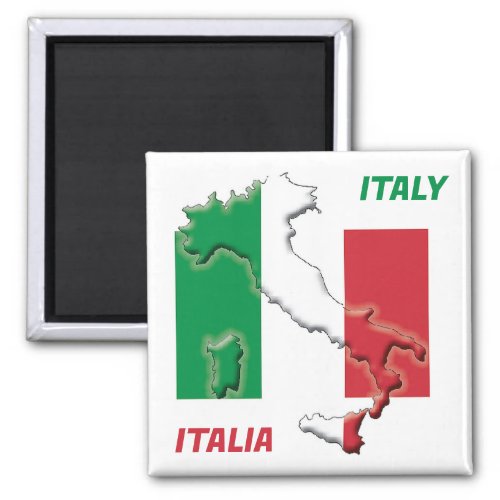 ITALIAN FLAG of ITALY Italia Magnet
