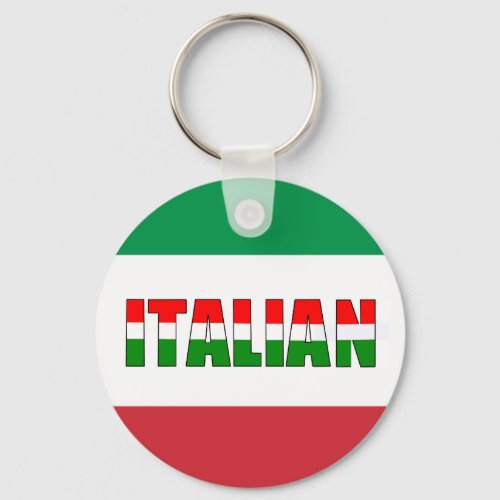 Italian_Flag of Italy Keychain