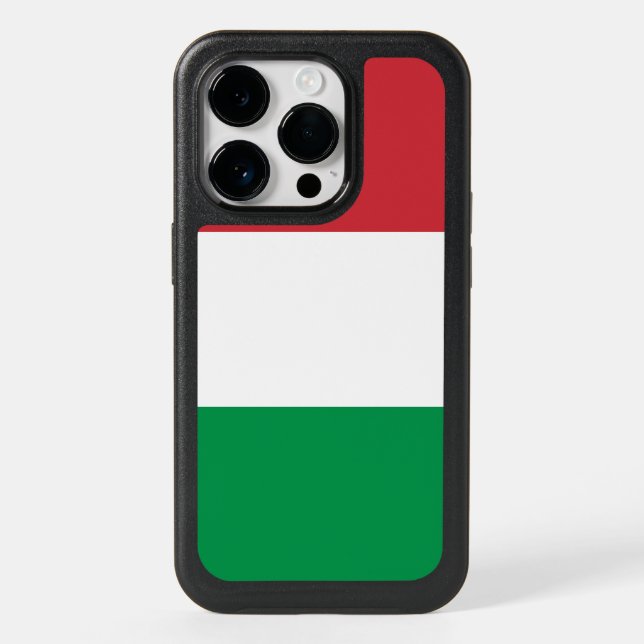 Italian Flag Otterbox iPhone Case (Back)