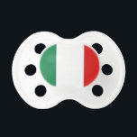 Italian Flag Pacifier<br><div class="desc">Show your Italian pride from birth!</div>