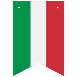 Italian Flag, Party Banner with the Flag of Italy