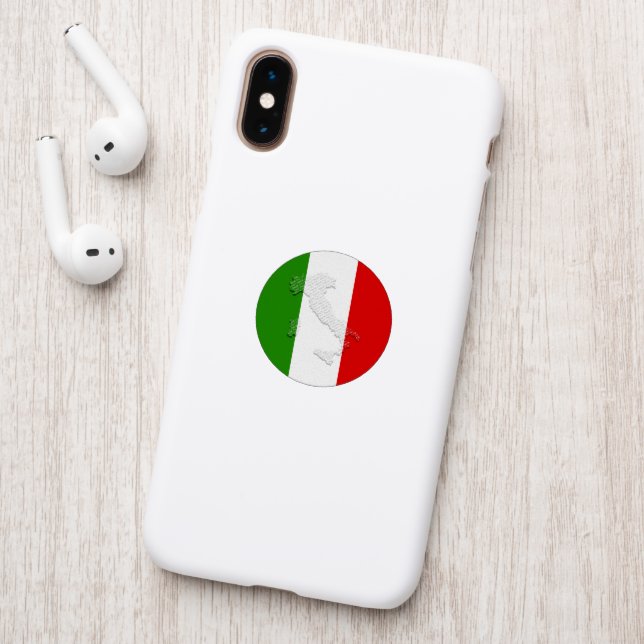 Italian flag patch (On Phone Back)