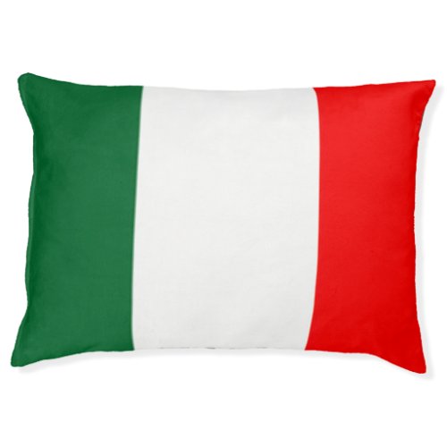 Italian Flag Pet Bed