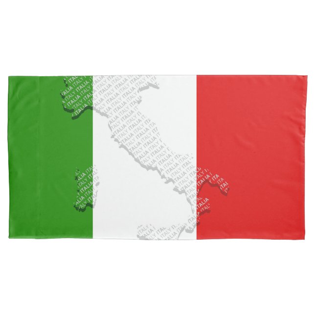 Italian flag pillow case (Front)