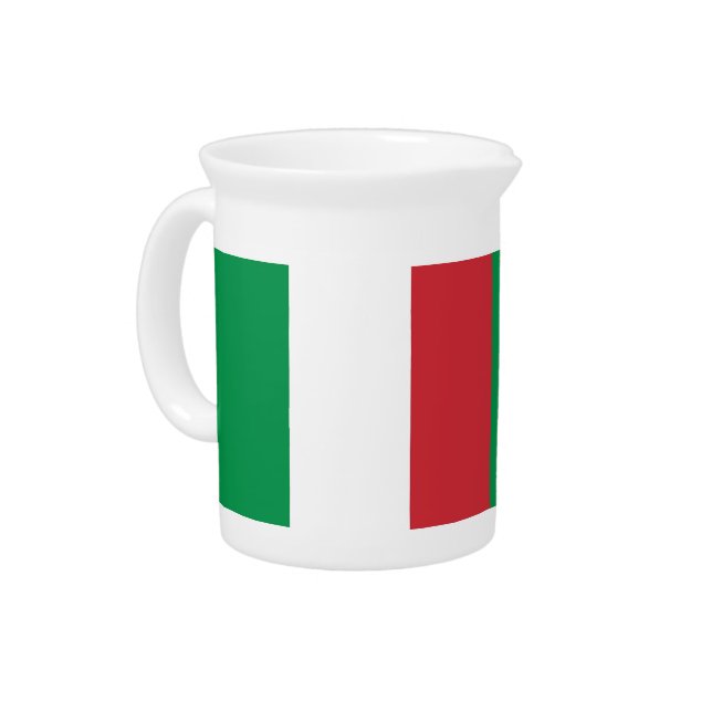 Italian Flag Pitcher (Left)