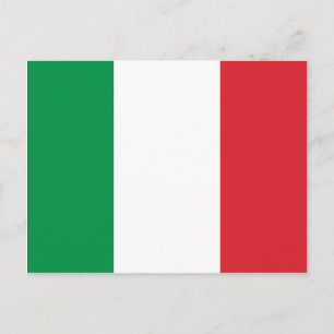 Italian Flag Postcard