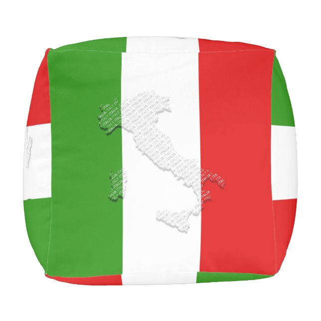 Italian flag pouf (Bottom)