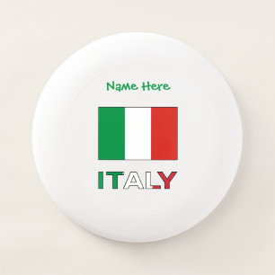 Italian Flag Republic Day Pride Personalized Gift Wham-O Frisbee