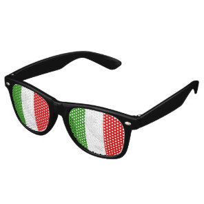 Italian flag retro sunglasses