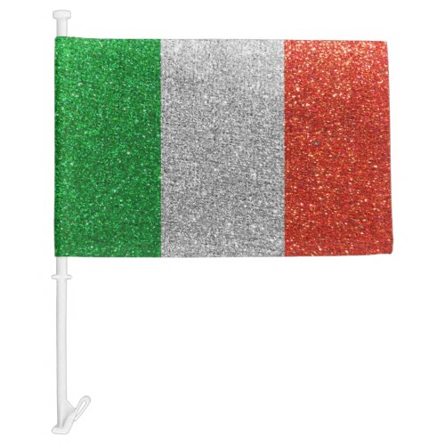 Italian Flag Rome Italy Luxury Glitter