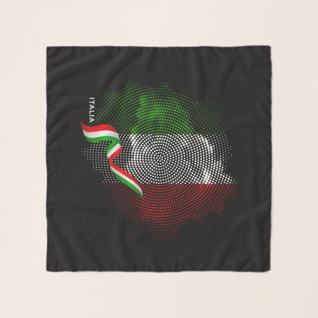Italian flag scarf (Front (Horizontal))