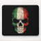Italian Flag Skull on Black