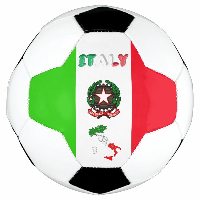 Italian flag soccer ball (Front)