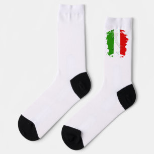 Italian flag socks