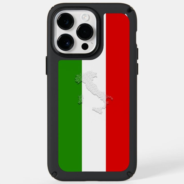 Italian flag speck iPhone case (Front)