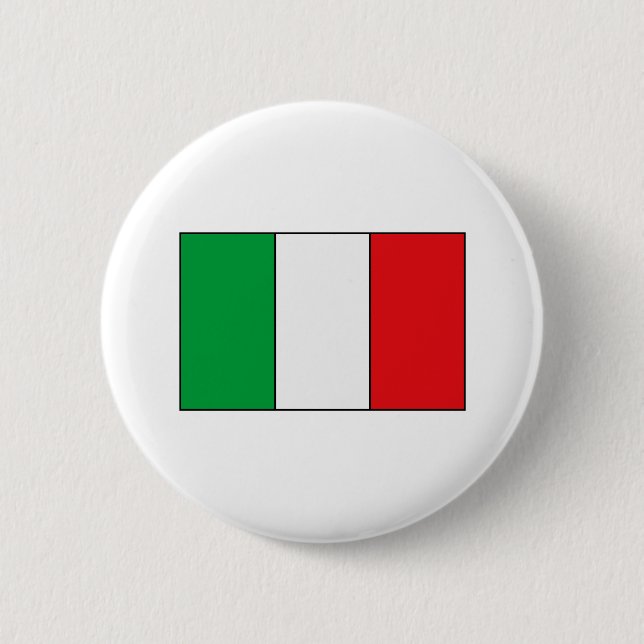 Italian Flag T-shirts and Gifts Button (Front)