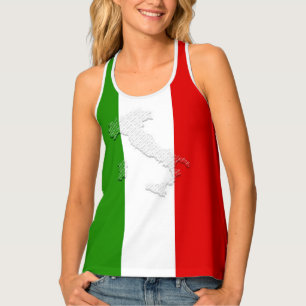 Italian flag tank top