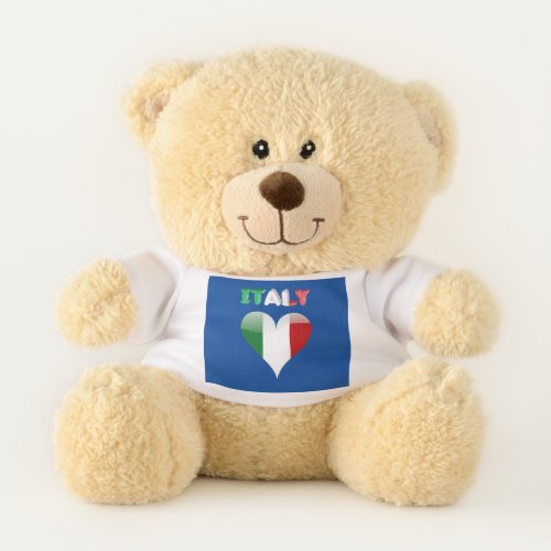 Italian flag teddy bear