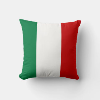 Italian Flag Throw Pillow