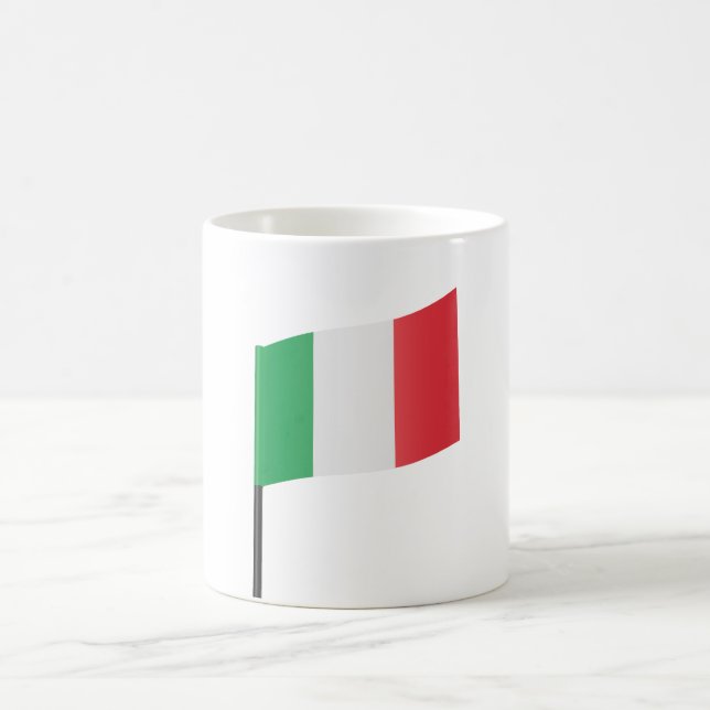 Italian flag toothpick coffee mug (Center)