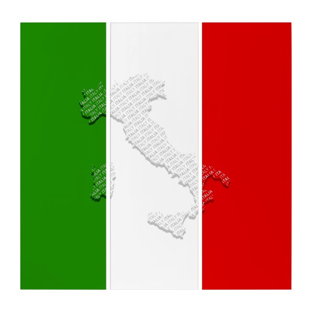Italian flag triptych (Front)