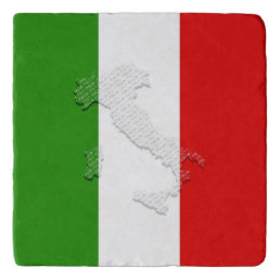 Italian flag trivet