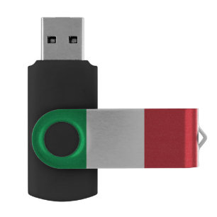 Italian flag USB flash drive