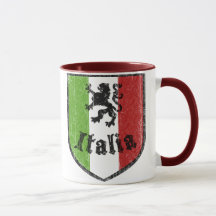 Italian Flag Vintage Coffee Mug