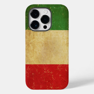 Italian Flag Vintage Grunge Case-Mate iPhone 14 Pro Case
