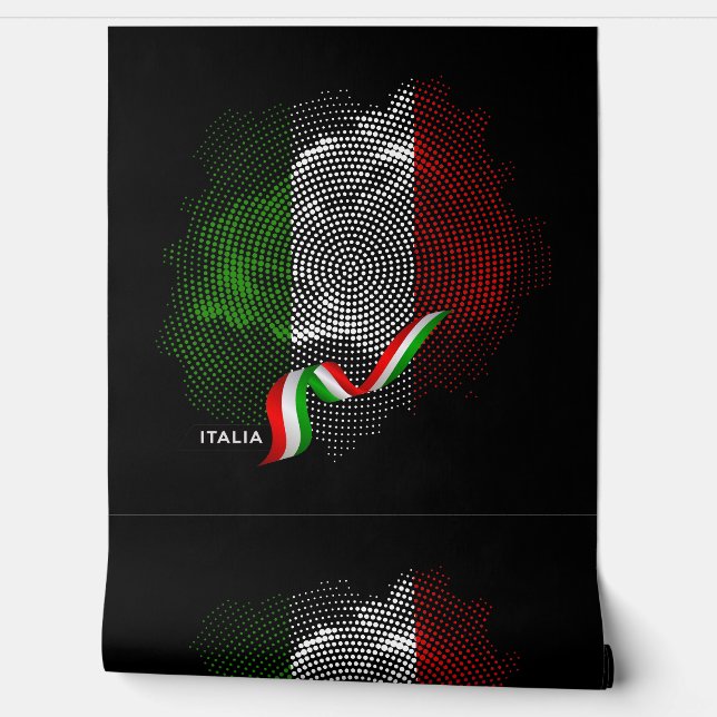 Italian flag wallpaper  (Unrolling)