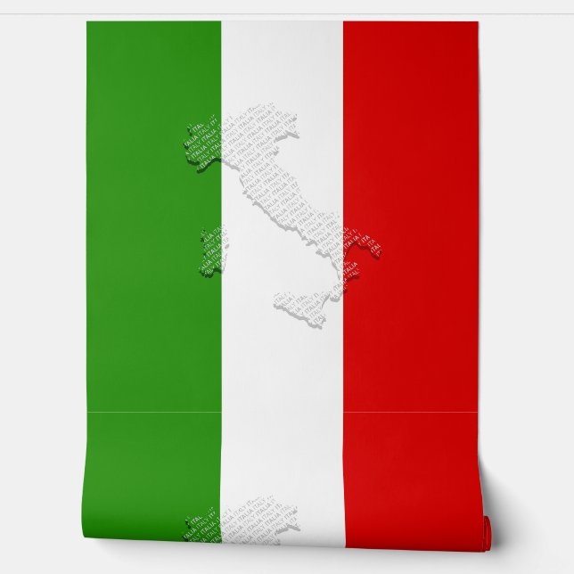 Italian flag wallpaper  (Unrolling)