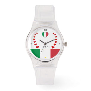 Italian Flag Watch, Italia, fashion watch / Italy