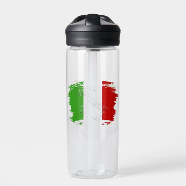 Italian flag water bottle (Front)
