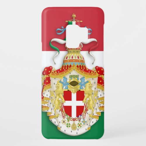 Italian Flag with insignia of the Kingdom of Italy Case_Mate Samsung Galaxy S9 Case