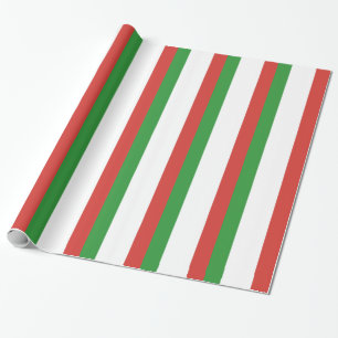 Italian Flag Wrapping Paper