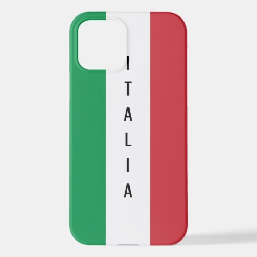 Italian flag Zazzle Basic Value iPhone 12 Case