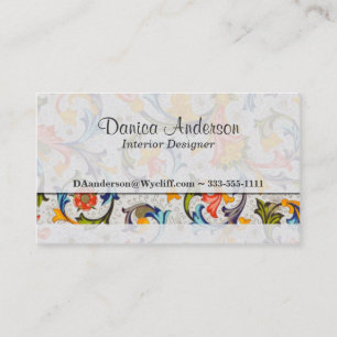 Italian Florentine Business Card