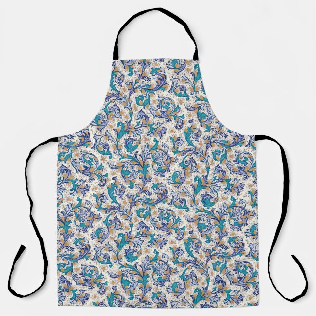 Italian Florentine Flourishes Apron (Front)