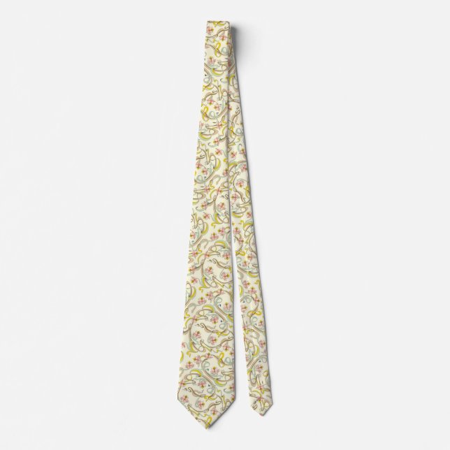 Italian Florentine Flourishes Neck Tie (Front)