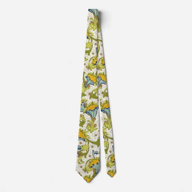 Italian Florentine Flourishes Neck Tie (Front)