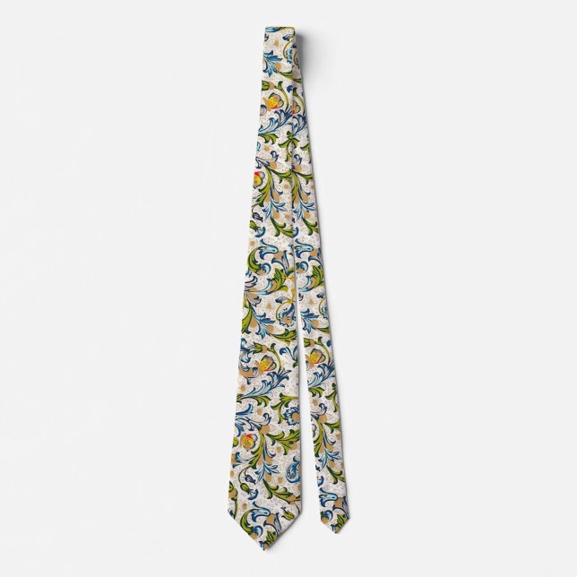 Italian Florentine Flourishes Neck Tie (Front)