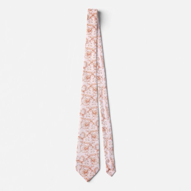 Italian Florentine Flourishes Neck Tie (Front)