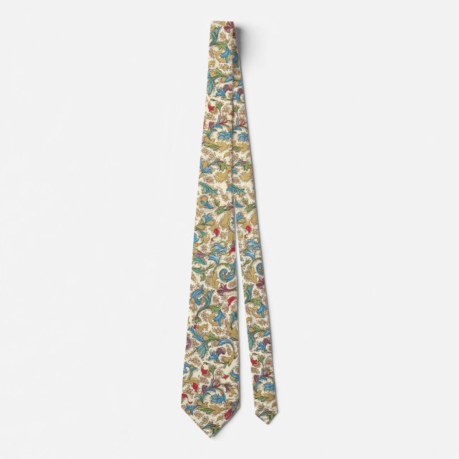 Italian Florentine Flourishes Neck Tie (Front)